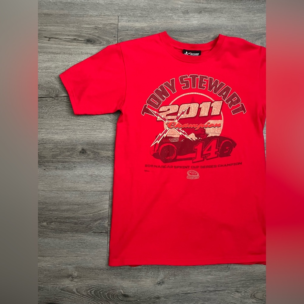 Chase Authentics  red NASCAR Shirt racing size medium M - Picture 4 of 7